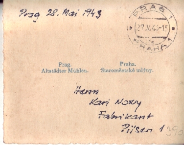 Malá Strana - Staroměstské mlýny 1943 98 006 ●